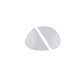 2-1/2 in. (64 mm) White Contemporary Drawer Pull
