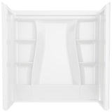 Classic 500 60 in. W x 61.25 in. H x 32 in. D 3-Piece Direct-to-Stud Alcove Tub Surrounds in High Gloss White