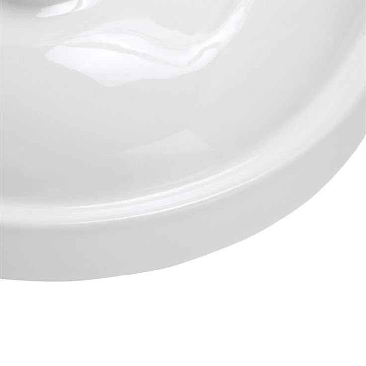 Whitehaus Collection Isabella Collection Wall-Mounted Bathroom Sink in White