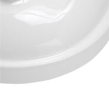 Whitehaus Collection Isabella Collection Wall-Mounted Bathroom Sink in White