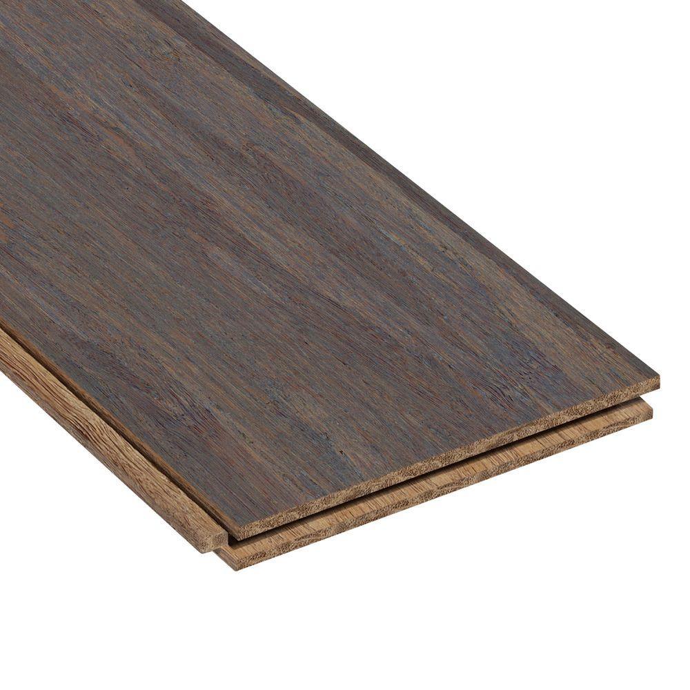 Home Legend Strand Woven Mystic Grey 1/2 in. Thick x 5-3/16 in. Wide x 72-1/20 in. Length Solid Bamboo Flooring (26 sq. ft. / case) - Super Arbor