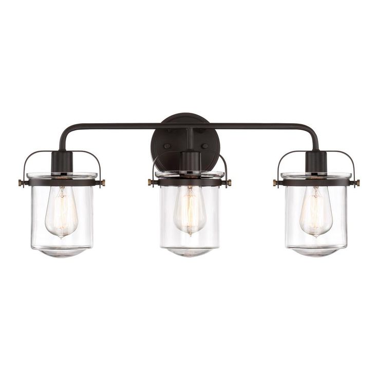Jaxon 3-Light Oil Rubbed Bronze Interior Bar Bath Light