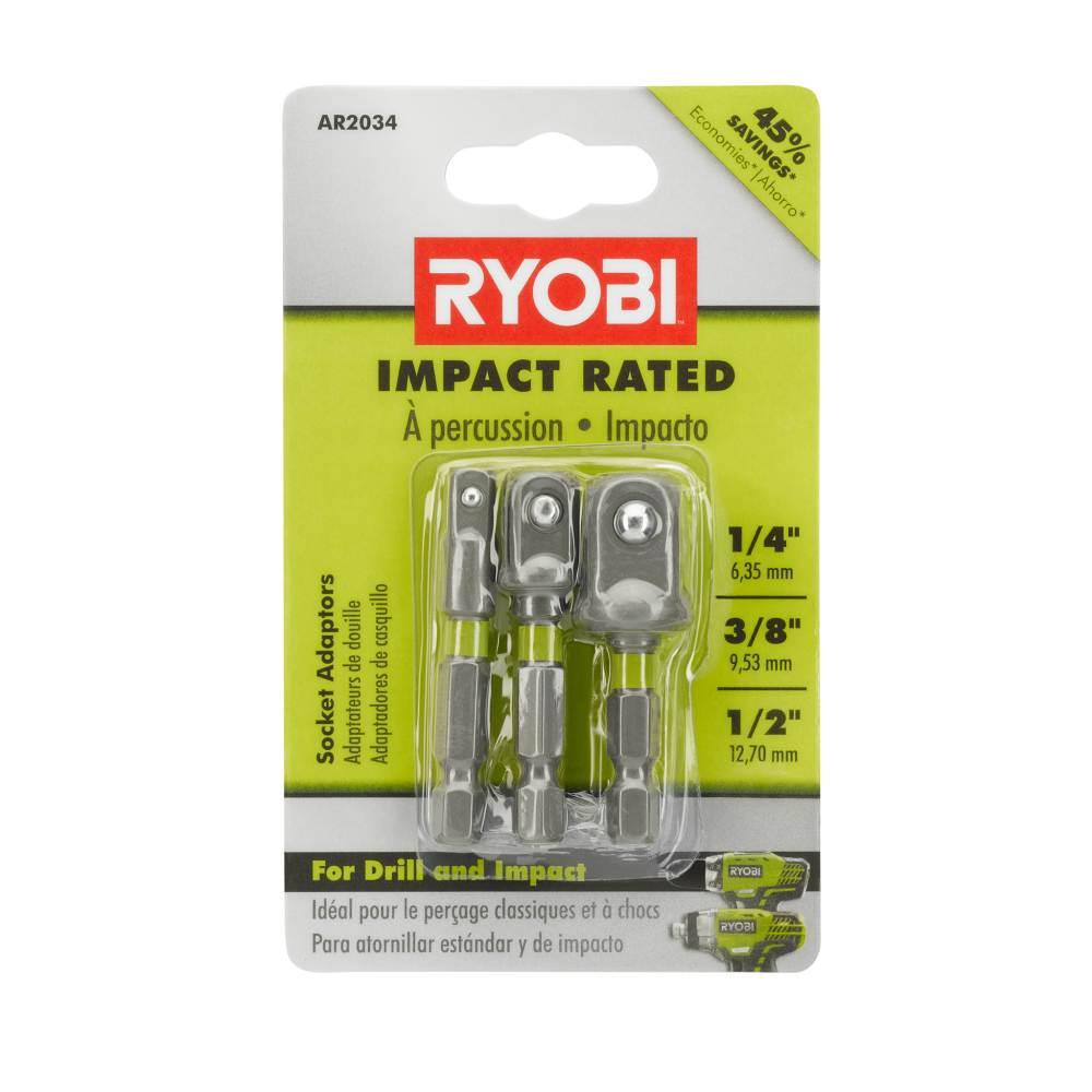 Impact Rated Socket Adaptor Set (3-Piece) - Super Arbor