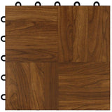 Greatmats Max Tile 12 in. x 12 in. x 5/8 in. Cherry Vinyl Interlocking Raised Modular Floor Tile (Case of 26)