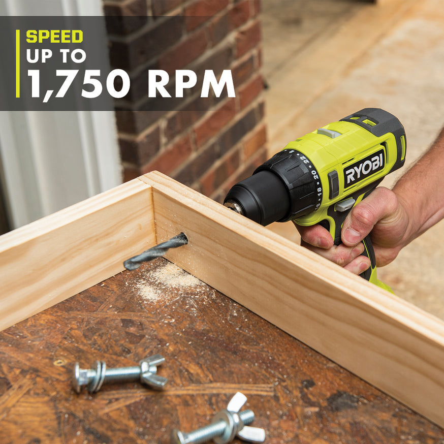 RYOBI ONE+ 18V Cordless 6-Tool Combo Kit with (1) 4.0Ah Battery, (1) 1.5Ah Battery, 18V Charger and Bag