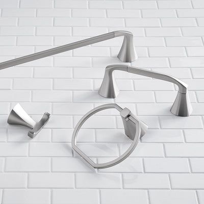 Moen Lindor Brushed Nickel Pivot Toilet Paper Holder
