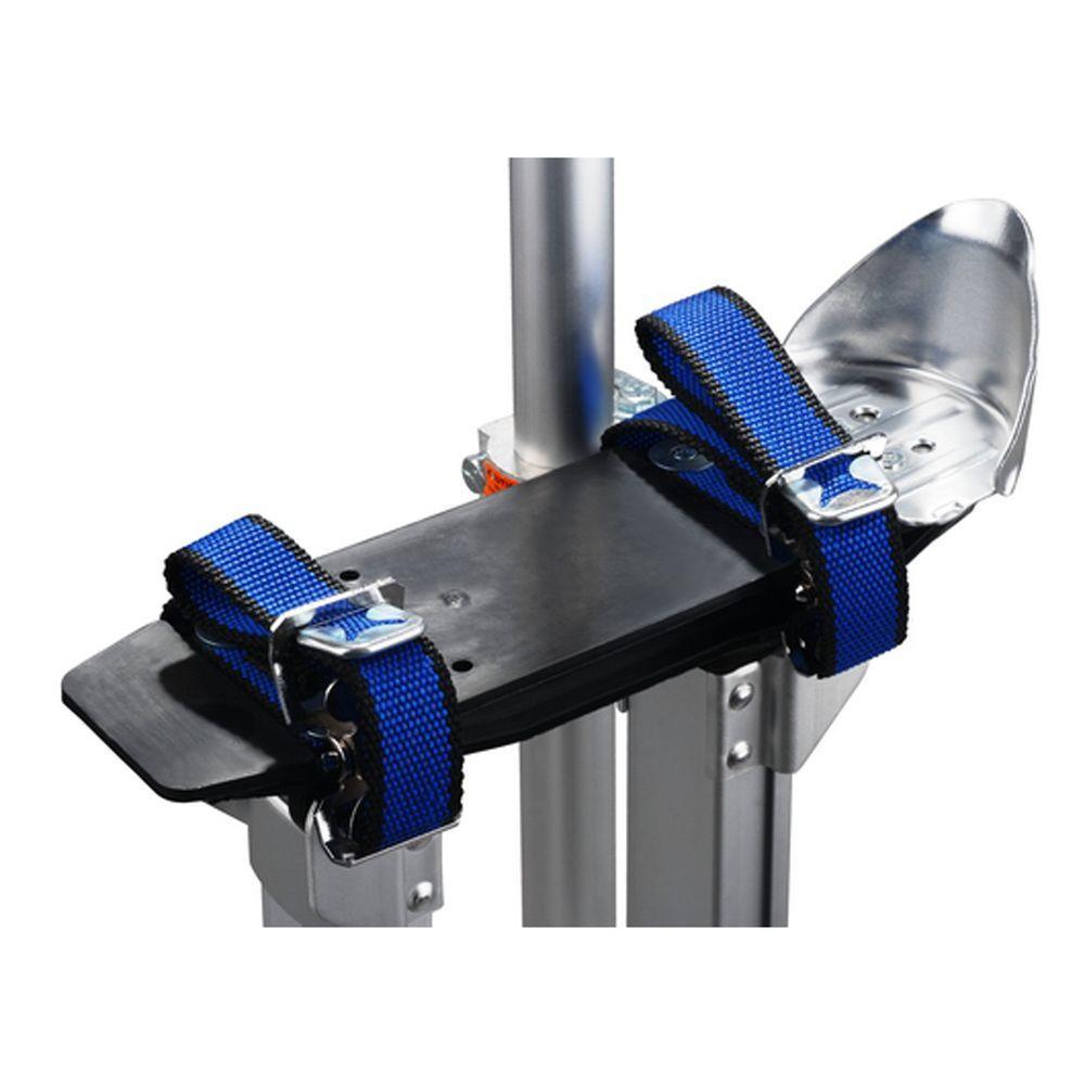 18 in. to 30 in. Adjustable Height Drywall Stilts in Silver - Super Arbor