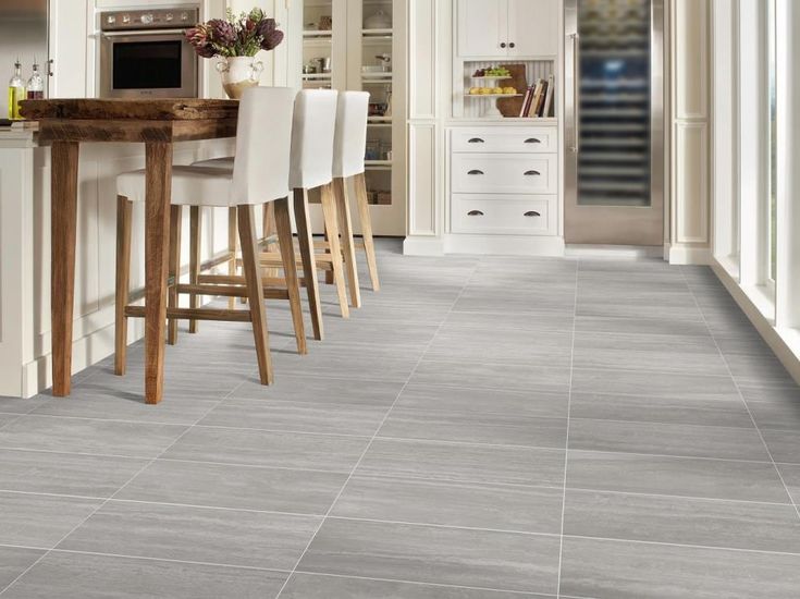 Style Selections Ridgemont Silver 12-in x 24-in Glazed Porcelain Stone Look Tile