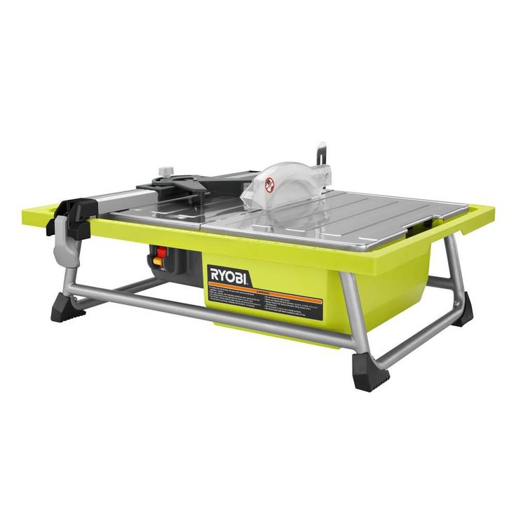 RYOBI 7 in. 4.8 Amp Tile Saw with Stand