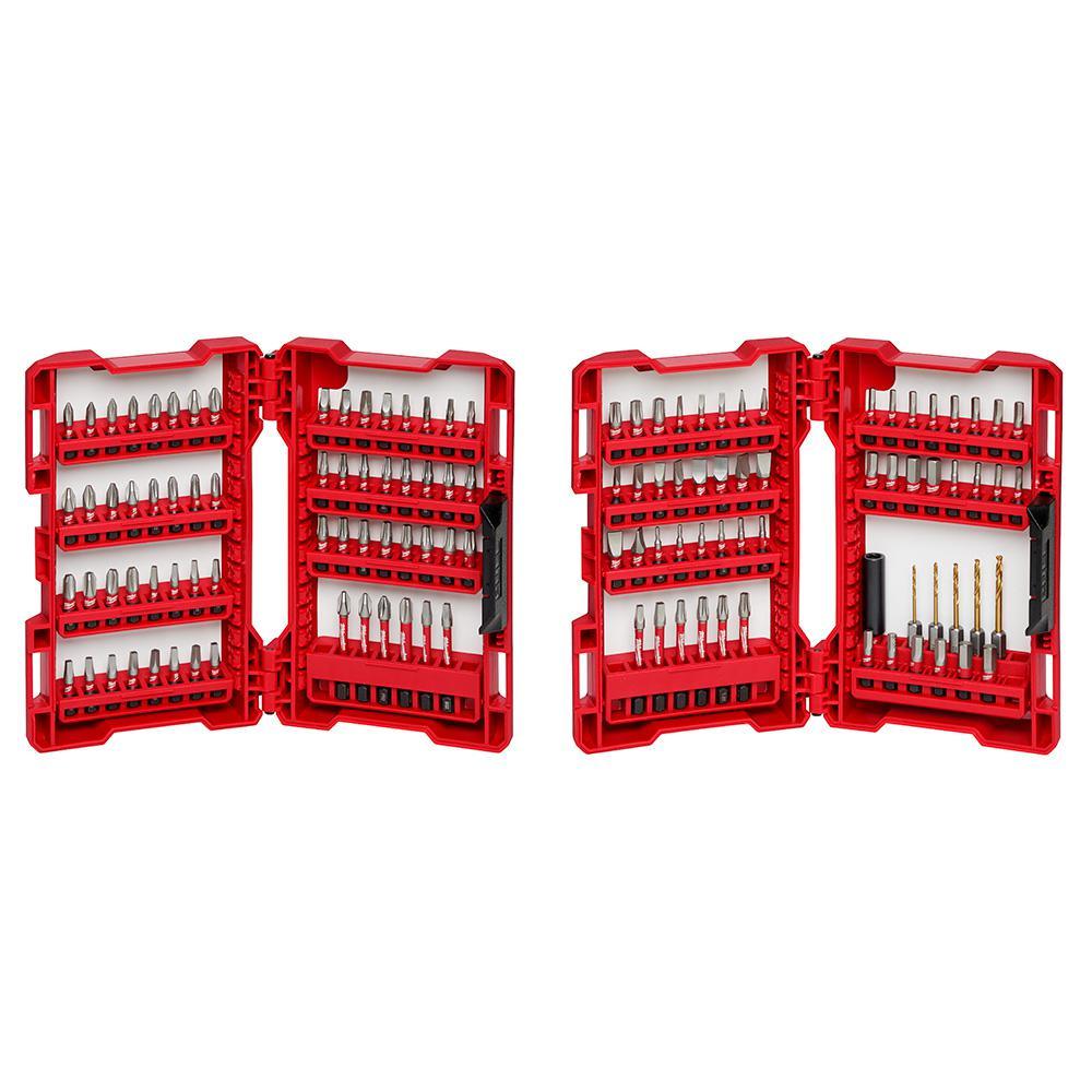 SHOCKWAVE Impact Duty Steel Drill and Driver Bit Set (120-Piece) - Super Arbor