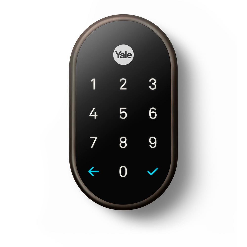 Nest x Yale Lock Satin Nickel with Google Nest Connect - Super Arbor