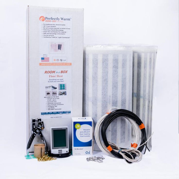 FloorHeat Room in a Box 68 ft. x 18 in. 120-Volt Radiant Floor Heating System with Anti-Fracture Heat (Covers 102 sq. ft.)