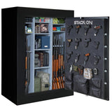 90-Gun Fire Resistant 72 in. Tall Electronic Lock Safe, Matte Black - Super Arbor