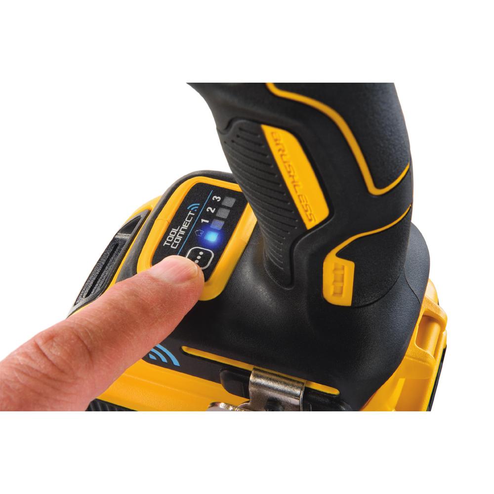 20-Volt MAX XR w/ Tool Connect Premium Cordless Brushless 1/4 in. Hex Impact Driver w/ (2) 2Ah Batteries, Charger & Bag