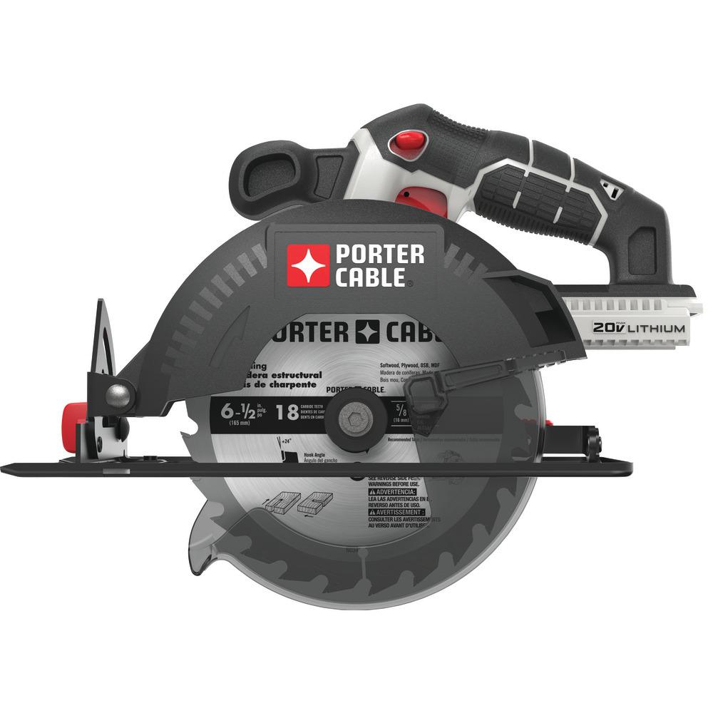 20-Volt MAX Cordless 6-1/2 in. Circular Saw (Tool-Only) - Super Arbor
