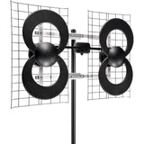 4 Quad-Loop UHF Outdoor Antenna - Super Arbor