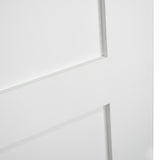 30 in. x 80 in. White 3-Panel Shaker Solid Core Pine Interior Door Slab - Super Arbor