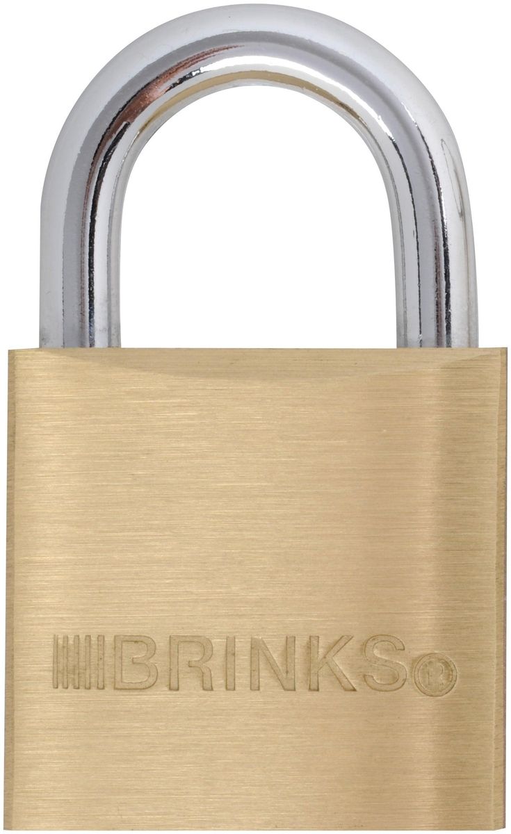 Brink's 30mm Keyed Solid Brass Padlock
