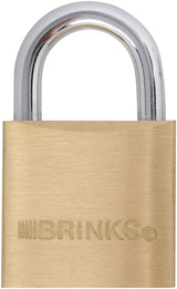 Brink's 30mm Keyed Solid Brass Padlock