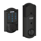 Camelot Bright Brass Connect Smart Door Lock with Alarm - Super Arbor