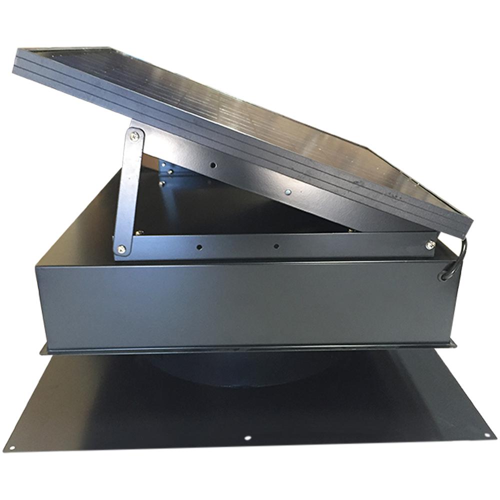 1550 CFM Powder Coated Galvanized Steel Solar Powered Attic Fan - Super Arbor
