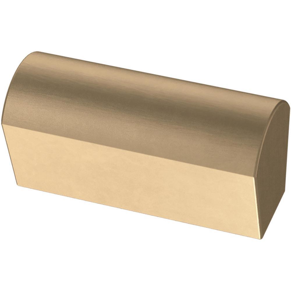 Modern Arch 1-1/2 in. (25 mm) Champagne Bronze Cabinet Knob (5-Pack) - Super Arbor