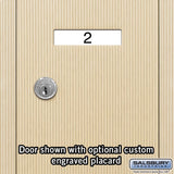Sandstone Recessed-Mounted USPS Access Vertical Mailbox with 3 Door - Super Arbor