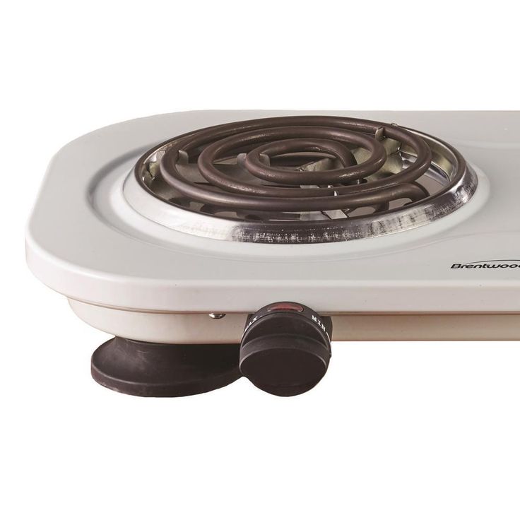 2-Burner 30 in. White Electric Burner