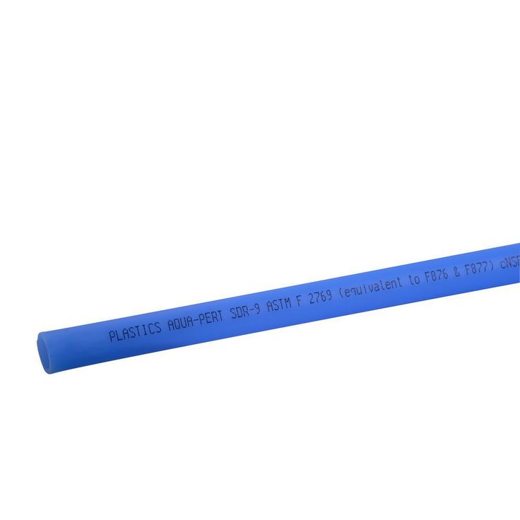 3/4 in. x 10 ft. Straight PERT Blue Pipe