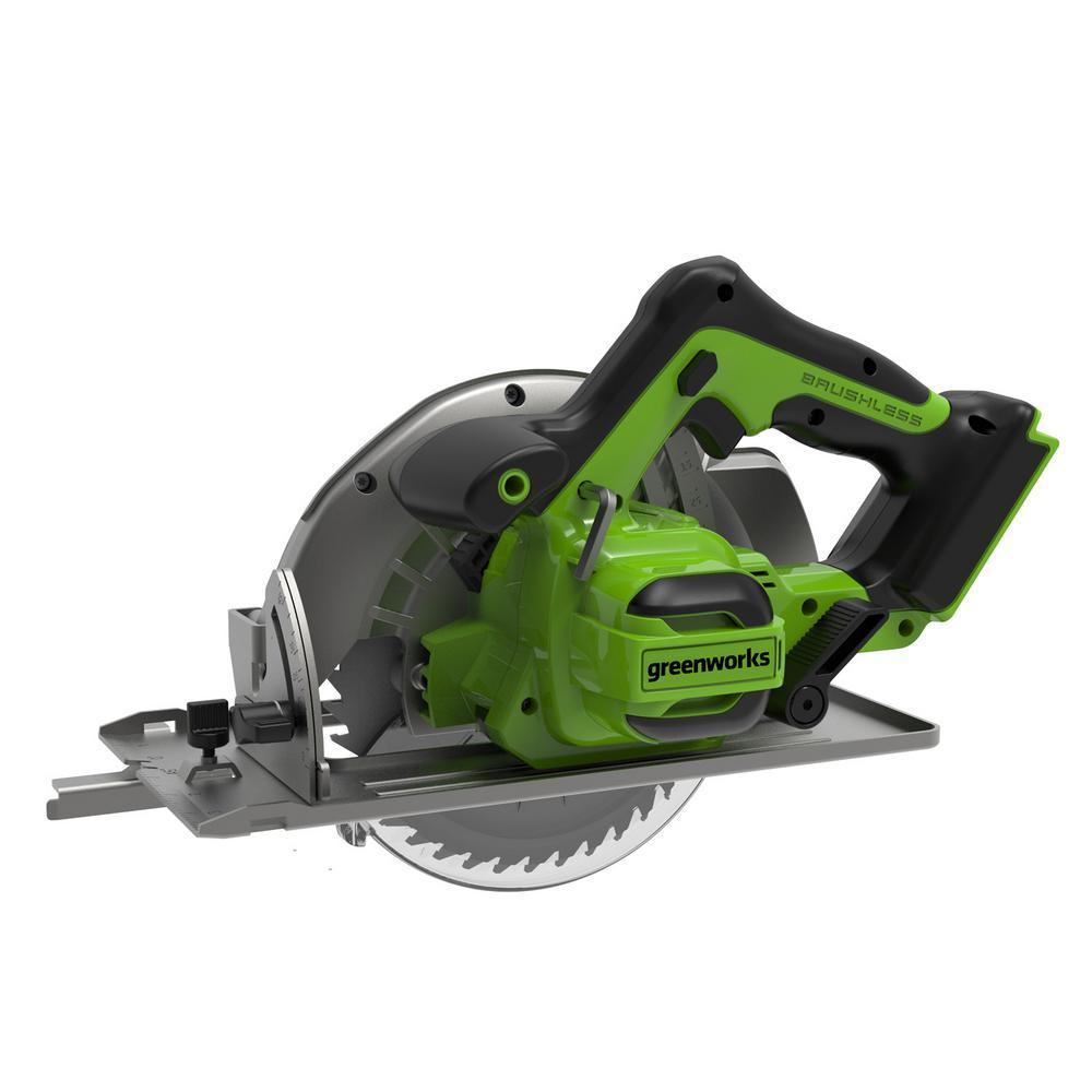 24-Volt Battery Cordless Brushless 7.25 in. Circular Saw Battery Not Included CR24L00 - Super Arbor