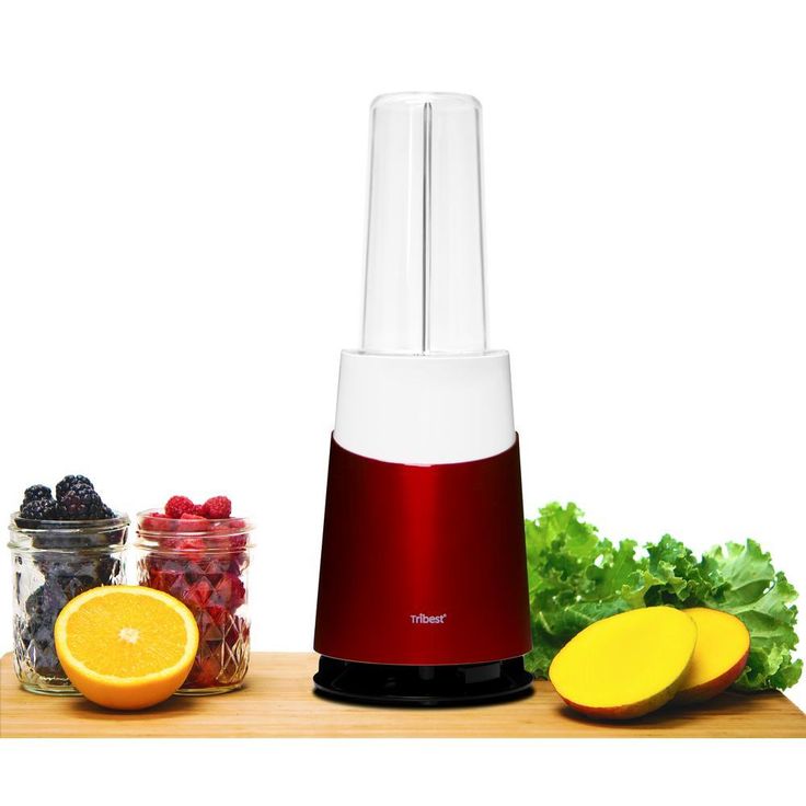 Mason Jar Ready Personal 24 oz. 1-Speed Red Blender 2-Family Pack