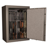 64-Gun Fire-Resistant Electronic Lock Gun Safe, Gray - Super Arbor