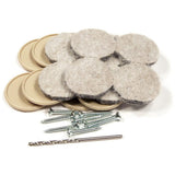 1-1/4 in. Nail-on Felt Pads (8-Pack) - Super Arbor