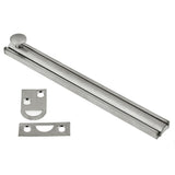 6 in. Solid Brass Satin Nickel Surface Bolt - Super Arbor