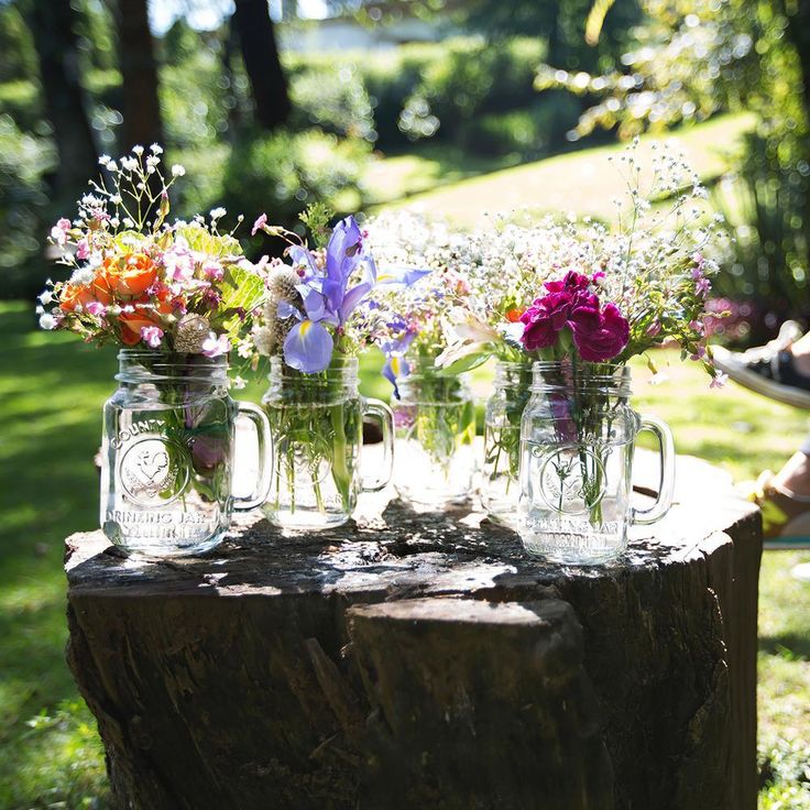 County Fair 12-Piece Clear Glass Drinking Jar Set