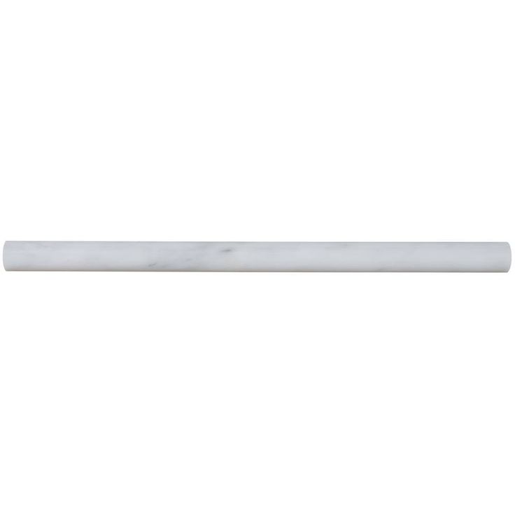 MSI Greecian White Pencil Molding 3/4 in. x 12 in. Polished Marble Wall Tile (1 lin. ft.)