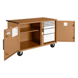 26 in. Strorage Master 6-Drawer 4.5 ft. Rolling Heavy-Duty Mobile Workbench - Super Arbor