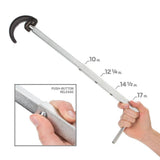10 in. to 17 in. Telescoping 7/8 - 2-1/2 in. Basin Wrench - Super Arbor