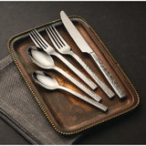 Chef's Table Hammered 18/0 Stainless Steel Teaspoons (Set of 12)