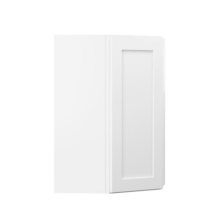 Shaker Ready To Assemble 24 in. W x 36 in. H x 24 in. D Plywood Corner Wall Kitchen Cabinet in Denver White