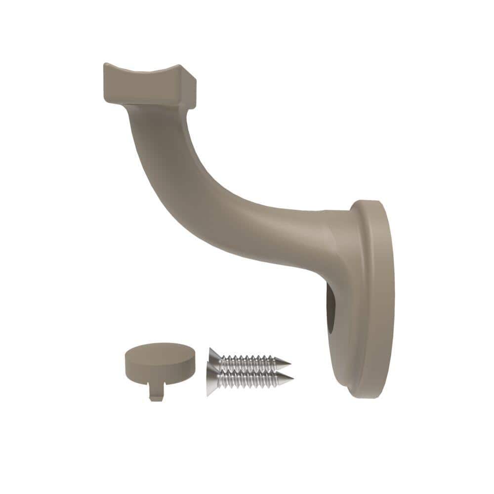 RDI Vinyl ADA Hand Rail Vinyl Clad Aluminum Mounting Bracket, Earth