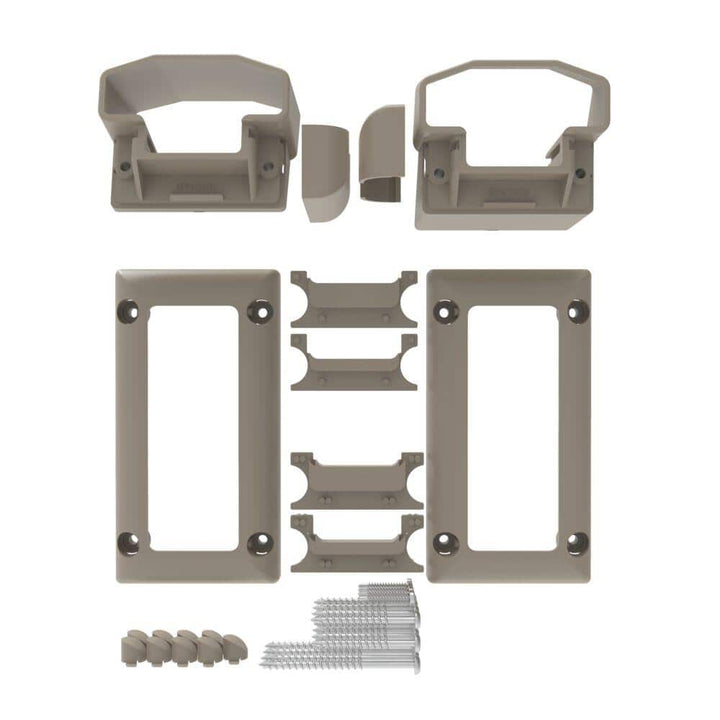 RDI Original Rail Earth Stair Mounting 2.75 in. Bracket Kit (2-Pair)