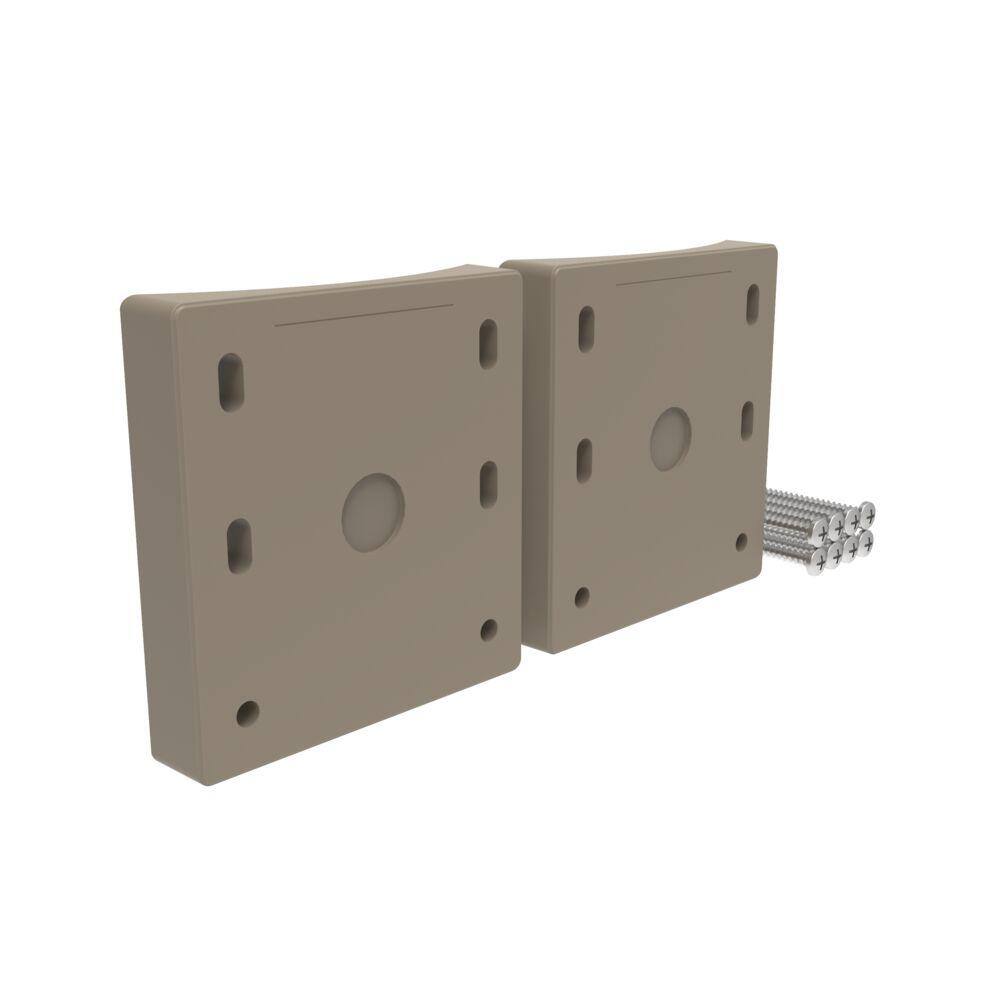 RDI Finyl Line 8 in. Round Column Adapter in Earth (2-Pack)