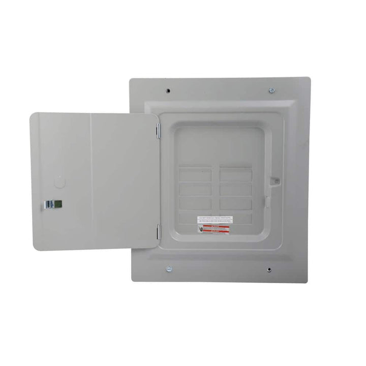 Eaton BR 125 Amp 6-Space 12-Circuit Indoor Main Lug Flush Door with Ground Bar