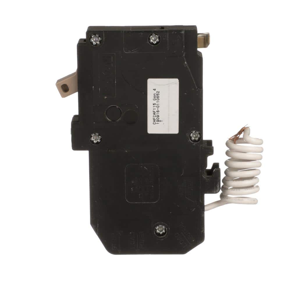 Eaton CH 15 Amp 1-Pole Combination Arc Fault Circuit Breaker with Trip Flag