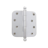 4 in. Ball Tip Residential Hinge with Square Corners in Oil-Rubbed Bronze - Super Arbor