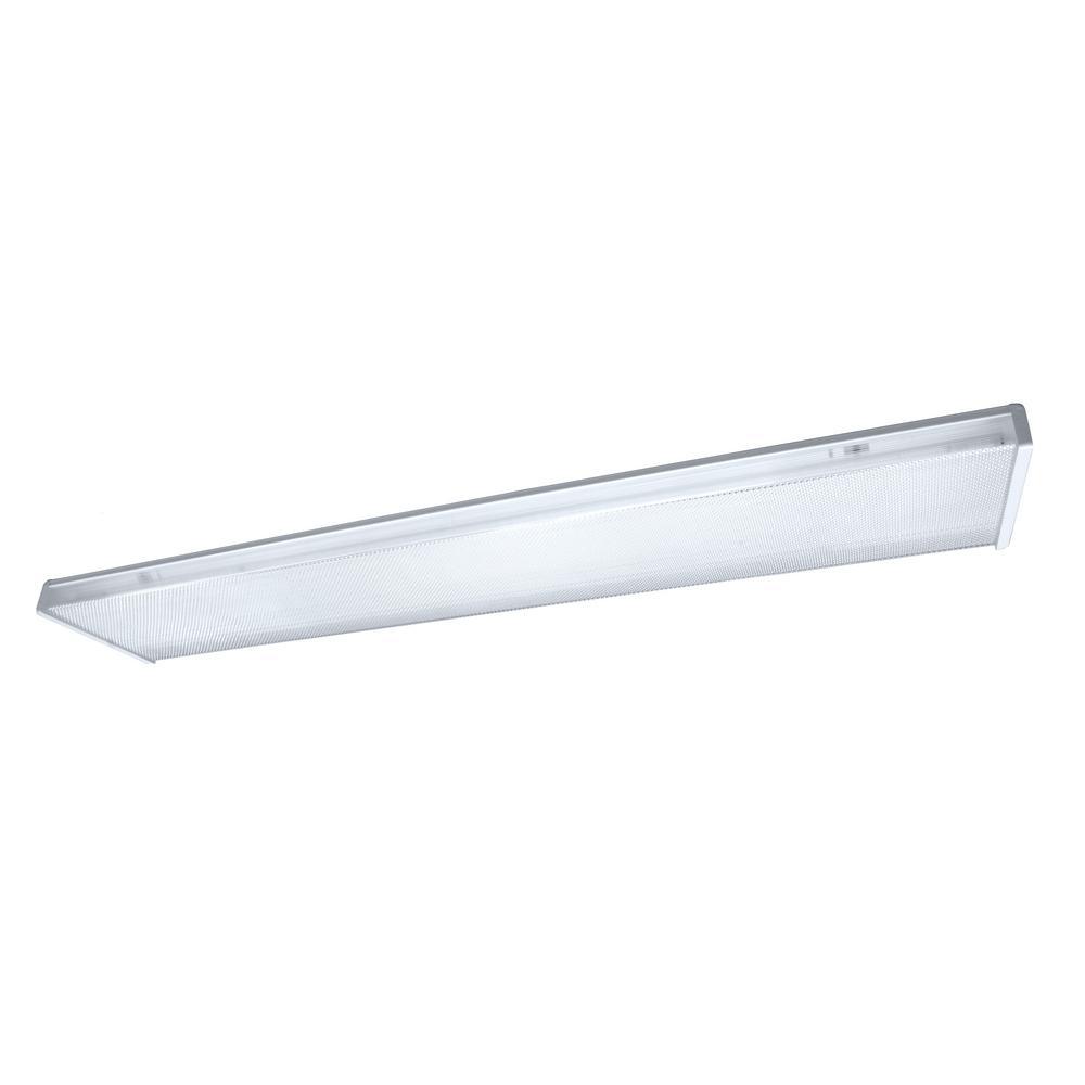 ACW 120-Watt Equivalent White Integrated LED Wraparound Ceiling Light Fixture, 5000K - Super Arbor