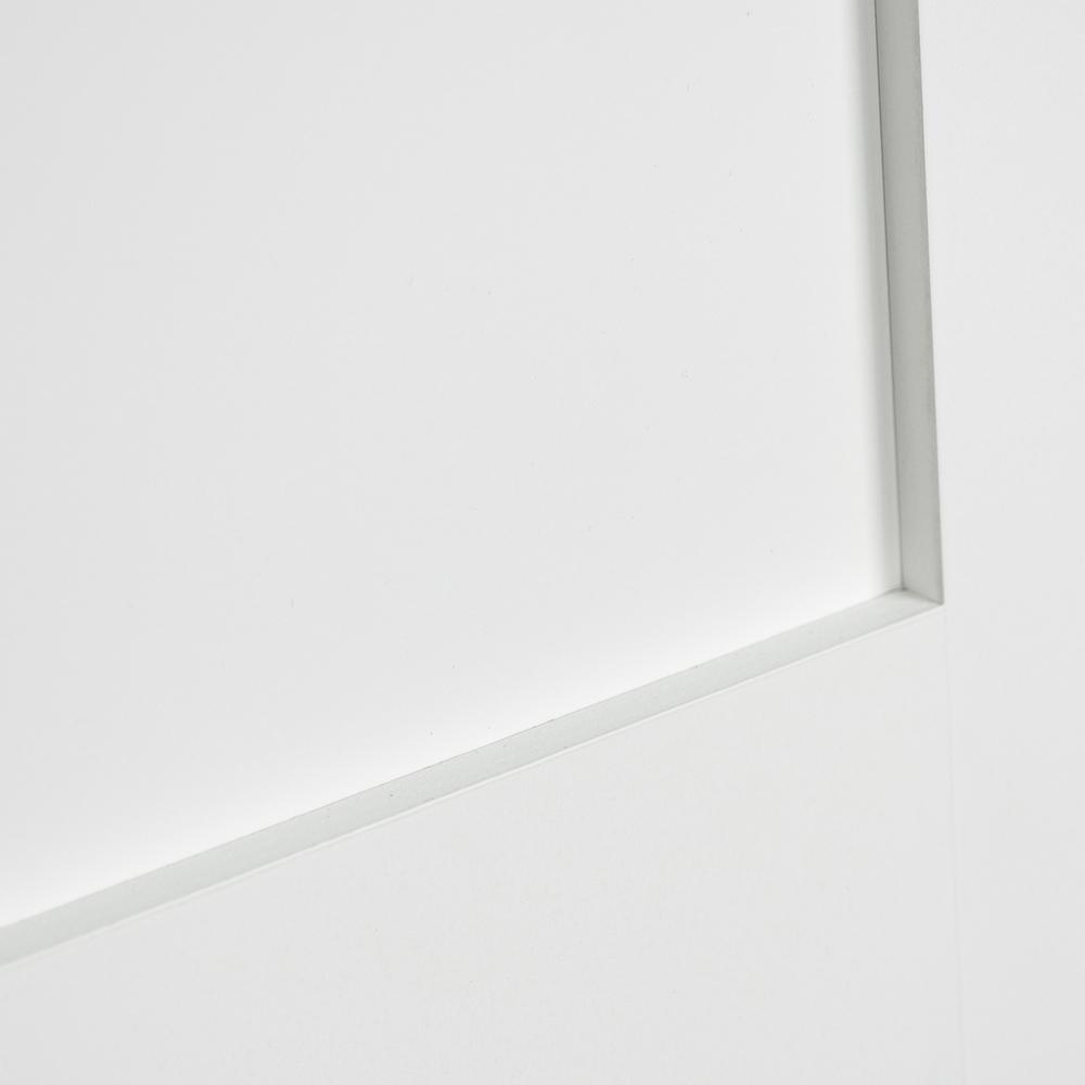 30 in. x 80 in. White 1-Panel Shaker Solid Core Wood Interior Door Slab - Super Arbor