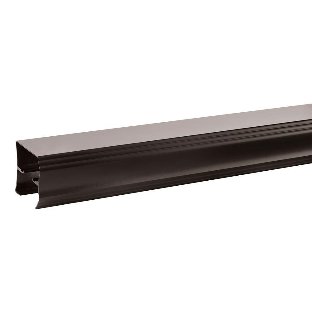 Crestfield 60 in. x 58-1/8 in. Traditional Semi-Frameless Sliding Bathtub Door in Bronze and 1/4 in. (6mm) Niebla Glass - Super Arbor