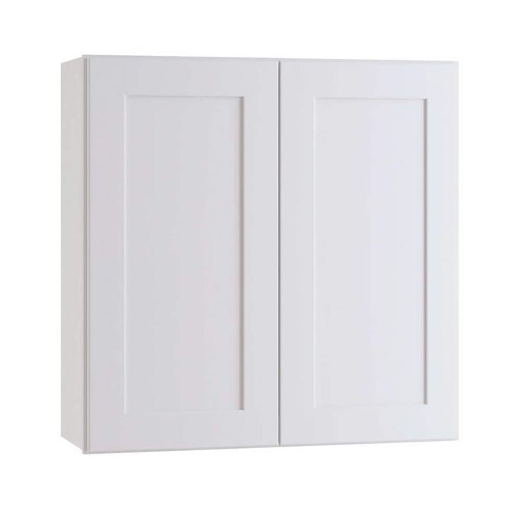 Home Decorators Collection Newport 24 in. W x 12 in. D x 30 in. H Assembled Plywood Wall Kitchen Cabinet in Pacific White with Soft Close